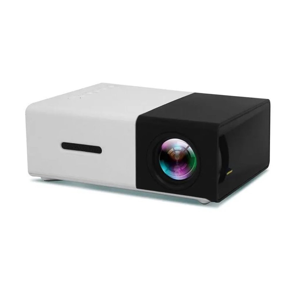 MVUYO Mini LED Projector 320x240P compatible Audio Home Media Player Beamer(D)
