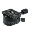 360 Tripod Head Camera Quick Release Clamp Panoramic Shooting Clamp Compatible with RRS Quick Release Plate(QJ-01) view 3