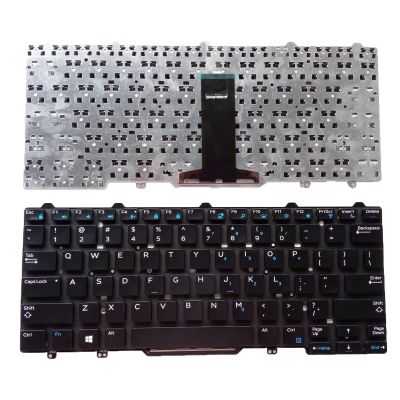Eobruweo Laptop Replacement US Laptop Keyboard for DELL Latitude 3340 3350 E3340 14 E5450 E7470 0VW6J9 PK1313D4A10 9Z.NB2UW.A0U NSK-LKAUW 0U SN7230 No Backlit Black