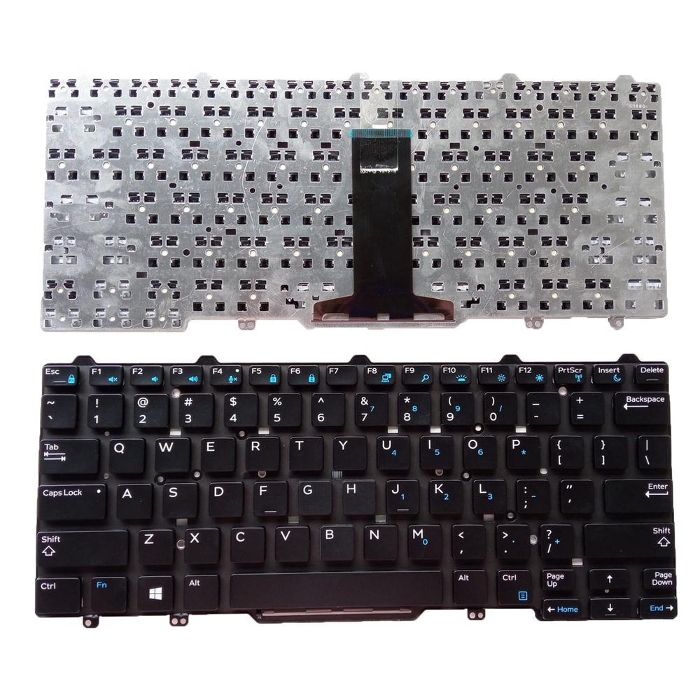 Eobruweo Laptop Replacement US Laptop Keyboard for DELL Latitude 3340 3350 E3340 14 E5450 E7470 0VW6J9 PK1313D4A10 9Z.NB2UW.A0U NSK-LKAUW 0U SN7230 No Backlit Black
