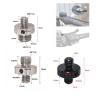 BMXIJW 1/4 to 3/8 M4 M5 M6 M8 M10 Camera Conversion Screw Adapter Male Screw Reinforced(Aluminum M8) view 3