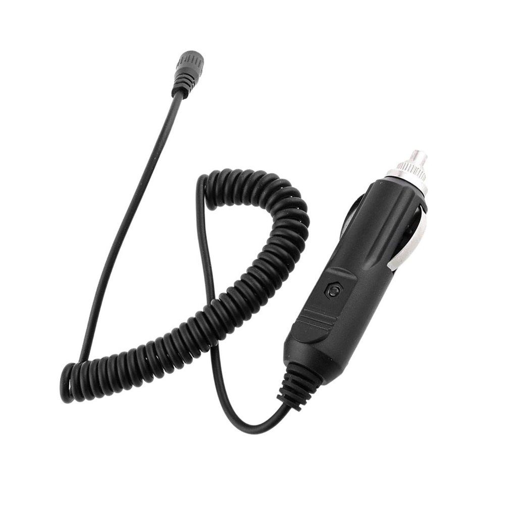 Car Charger Cable Slot Compatible with Bao-feng UV-5R UV 82 TYT F8 Walkie Talkie Charge Base 12V DC Power Charging Compatible with Cord Accessories