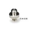 BMXIJW 1PCS Camera Conversion Screw 1/4 Male to 3/8 Male Screw Tripod Monopod Mount Adapter Photography Accessories(1/4 to 3/8) view 2