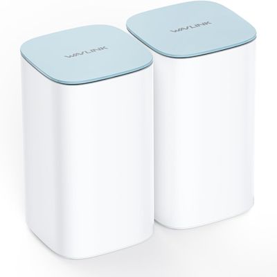 WAVLINK AX3000 WiFi 6 Mesh System 2 Pack - Covers up to 5000 Sq.Ft., Speeds up to 3.0 Gbps, Replaces Wireless Router and WiFi Extender Signal Booster, Easy Setup, Smart App Control