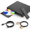 DVD Players for TV with HDMI,Plays All Regions and Formats,CD Player for Home,Support 1080P Video/CD/DVD/VCD/JPEG/USB, Remote, HDMI and RCA Cables Included view 1