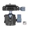 Universal Metal Tripod Ball Head Quick Release 360 Ball Head w Cold Shoe Mount for DSLR Camera Tripod Mic Light view 1