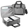 Jenlan Projector Carrying Case, 13.4 * 9.8 * 3.9in Projector Bag Large Bag with Accessories Pockets Adjustable Shoulder Straps Portable Storage Travel Case Compatible with Most Projectors view 1