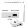 Wireless Bridge Point-to-Point, Ethernet Air Bridge Repeater,Long Range Wireless Access with High-Gain Antenna,typ c Power Port,2.4G WiFi Bridge Repeater,Supports 2600 feet Transmission Distance view 3