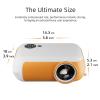 MVUYO LED Mini Projector Home Theater 3D Media Player Cinema VideoProjector Compatible Smart TV BOX(E) view 2