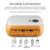 MVUYO LED Mini Projector Home Theater 3D Media Player Cinema VideoProjector Compatible Smart TV BOX(E) view 4