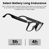 Piluyaa Smart Glasses Bluetooth Audio Glasses for Men Women with Dual Stereo Speakers, Open Ear Music &HD Calling, Touch &Voice Assistant, UV ProtectionBlack view 4