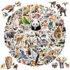 200 Pcs Cute Animal Stickers Bulk for Kids,Girls,Boys,Teens Adults.Waterproof Vinyl Kawaii Sticker Pack for Water Bottle Laptop, Phone.Teacher Reward Kids Stickers in Wild/Farm/Dinosaurs/Fish view 1