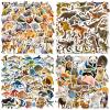 200 Pcs Cute Animal Stickers Bulk for Kids,Girls,Boys,Teens Adults.Waterproof Vinyl Kawaii Sticker Pack for Water Bottle Laptop, Phone.Teacher Reward Kids Stickers in Wild/Farm/Dinosaurs/Fish view 2
