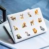 200 Pcs Cute Animal Stickers Bulk for Kids,Girls,Boys,Teens Adults.Waterproof Vinyl Kawaii Sticker Pack for Water Bottle Laptop, Phone.Teacher Reward Kids Stickers in Wild/Farm/Dinosaurs/Fish view 4