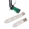 The Lord of the Tools WiFi Antenna Adapter 2.4GHz 5GHz 5.8GHz 3dBi MIMO RP-SMA Male U.FL to RP-SMA Cable PCIE Slot Bracket for Mini PCI Express view 3