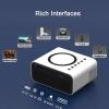 MVUYO Mobile Video Projector Home Support 1080P Theater Media Player Wired Same Screen Projector(D) view 2