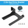 2.5in Hard Drive Bracket, HDD SSD Mounting Bracket with Screws Fit for Fat Game Console SCPH 30000 and 50000, Prevent Drive Movement view 2