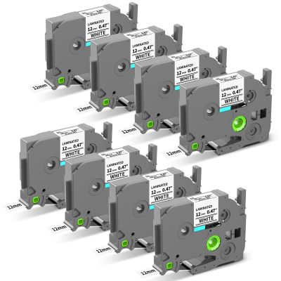 Aonomi 8 Pack Tze Tz Tape Replace for Brother PTouch Label Maker TZe-231 TZ-231 Compatible with Brother PTouch Label Maker PT-D210 PTH110 PTD220 PTD410 PTD600