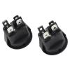10pcs KCD1 20MM Round Rocker Switch Square Base 4Pins AC 250V 6A 125V 10A Black ON/Off 4 Feet Power Switches view 3