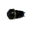 1pcs 12mm Button Without Fixation Instant 3V 6V 12V 24V 110V 220V Black Aluminum Ring Illuminated Car Pushbutton Switch(Gold,Yellow Ring LED_3-6V) view 2