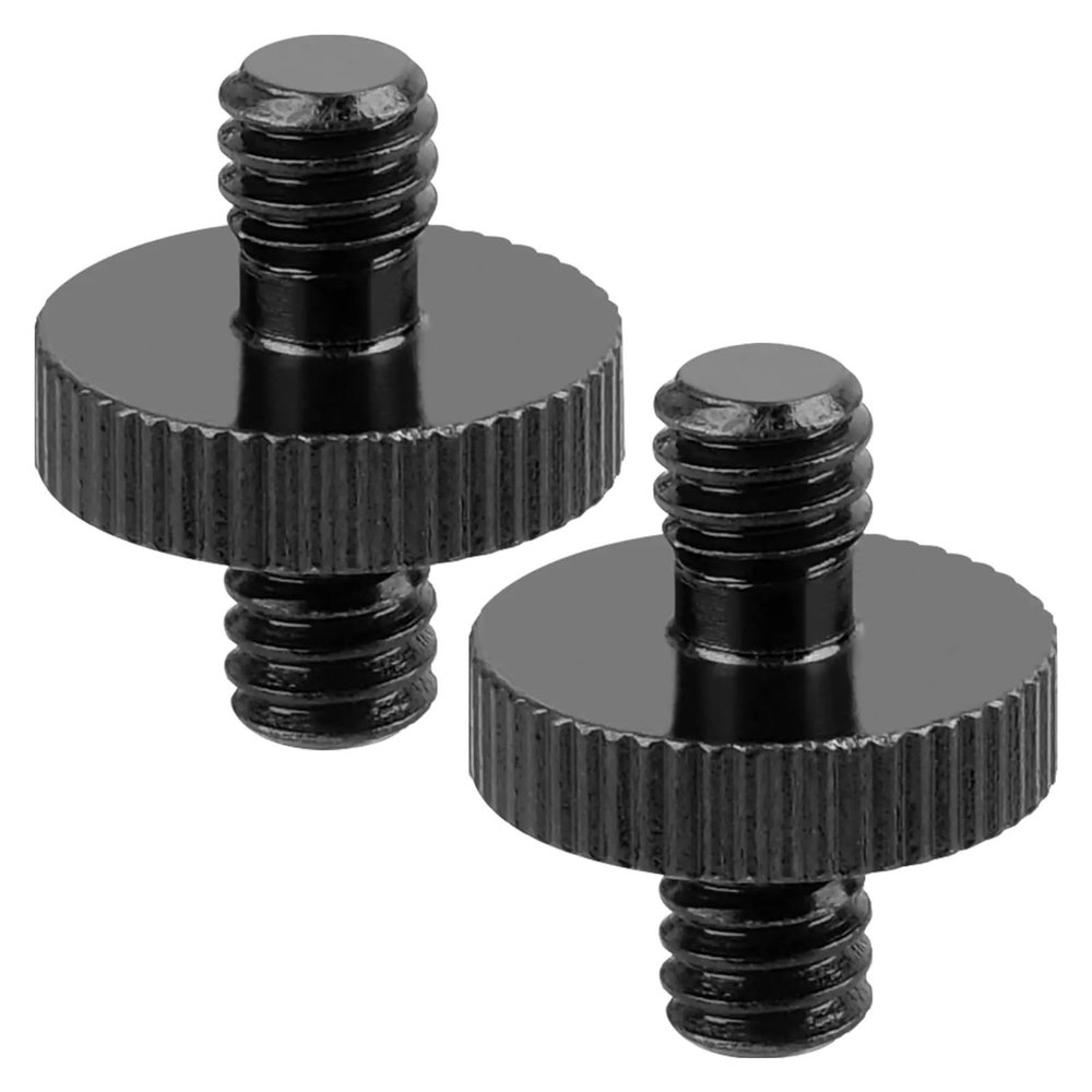BMXIJW 1/4" Male to Threaded Metal Adapter 1/4 Inch Double Screw Supports Tripod Stand Camera Accessories(1pc)