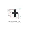 BMXIJW 1/4" Male to Threaded Metal Adapter 1/4 Inch Double Screw Supports Tripod Stand Camera Accessories(1pc) view 2