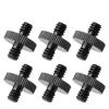 BMXIJW 1/4" Male to Threaded Metal Adapter 1/4 Inch Double Screw Supports Tripod Stand Camera Accessories(1pc) view 3