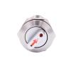 1pcs 22mm Metal Stainless Steel Rotary Selector Switch Waterproof 2 3 Postion 1NO1NC 2NO2NC 12V Red Green LED Push Button Knob Switch(Yellow LED Switch,NO LED Light) view 1