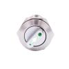 1pcs 22mm Metal Stainless Steel Rotary Selector Switch Waterproof 2 3 Postion 1NO1NC 2NO2NC 12V Red Green LED Push Button Knob Switch(Yellow LED Switch,NO LED Light) view 3