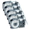 5PK Standard Labels 18mm X 8m Compatible with AR-18WE Black On White for KL-C500 KL-100 KL-120 KL-750 KL-7000 Label Printers view 1