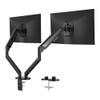 Friggqwe Monitor Stand Dual Monitor Stand for 13"-35" Screens with C-Clamp/Grommet Mount Desk Accessories view 1