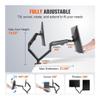 Friggqwe Monitor Stand Dual Monitor Stand for 13"-35" Screens with C-Clamp/Grommet Mount Desk Accessories view 3