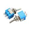 10Pcs MTS102 103 202 203 3/6Pin Toggle Switch ON-ON/ON-Off-ON Mini Rocker Switch(6Pin ON-ON) view 4