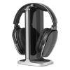 Daysnew Wireless Headphones for Watching TV with Charging Station and RF Transmitter, Comfortable TV Headset for Seniors, Compatible with All TVs, Black and Silver view 1