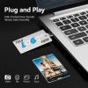 Custom Credit Card USB 2.0 Flash Drive 500Pack, 8GB High-Speed Transmission Memory Drives, Printing Exclusive Text & Logo on Double-Sides for Concerts/Promotional Giveaways/Company Ads/Photography view 2