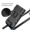 15mm Aluminum Alloy Camera Rods | Follow Adjustment Track Duct for SLR Cameras | Lightweight & Sturdy for Follow Adjustment/Shading Devices | High - Density Thread for Length (200mm) view 4