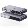 JMT 1 to 2 Audio Bi-Direction Switcher 4K HD 60Hz Display Audio Video Extender Compatible with HDMI PS4 PS5 TV Box Monitor view 1