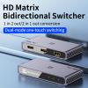 JMT 1 to 2 Audio Bi-Direction Switcher 4K HD 60Hz Display Audio Video Extender Compatible with HDMI PS4 PS5 TV Box Monitor view 2