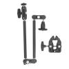 Adjustable Articulating Arm | 57cm Extension with 1 / 4in & 3 / 8in Screw | 360 Degree Rotation for Microphone/Monitor/Vlogging | Sturdy 2kg Load Capacity view 1