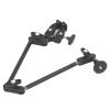 Adjustable Articulating Arm | 57cm Extension with 1 / 4in & 3 / 8in Screw | 360 Degree Rotation for Microphone/Monitor/Vlogging | Sturdy 2kg Load Capacity view 3
