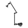 Adjustable Articulating Arm | 57cm Extension with 1 / 4in & 3 / 8in Screw | 360 Degree Rotation for Microphone/Monitor/Vlogging | Sturdy 2kg Load Capacity view 4