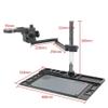 Lab Microscope Accessories 48MP 2K 4K HDMI USB Video Camera 7X 100X Lab Stereo Trinocular Microscope Aluminum Plate Bracket for Phone Soldering PCB Repair(48MP 2K 4K HDMI USB) view 2