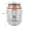 Lab Microscope Accessories 1400X 1000X 800X 400X C Mount Coaxial Light Monocular Zoom Lens 5X 1.0X 3.5X Lens(5.0X 1.0X 3.5X) view 4