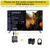 PROZOR 192KHz Digital to Analog Audio Converter 7ft/2.1m Cable, Optical to 3.5mm Converter with Volume Control, SPDIF Toslink to 3.5mm AUX Adapter, DAC for HDTV DVD Blu-ray Players (SPDIF to 3.5mm) view 2