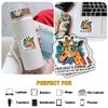(3 Pcs) Your Crazy is Showing You Better Tuck That Back in Sticker  Funny Sarcastic Quote for Coworkers, Friends, Office Humor and Mental Health Meme for Laptop Water Bottle 3"x3" view 4