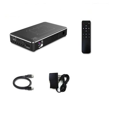 MVUYO Projector 4K Android Mini Projecter Support DLNA 1080P 350 ANSI Proyector for Windows For iPhones(D)