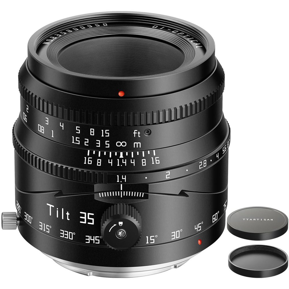 TTARTISAN 35 mm F1.4 APS-C Manual Tilt Lens for Sony E NEX Mount A6000 A6300 A6400 A7C A7MIII A7MIV A7RIII A9 NEX-3 NEX-3N NEX-5 NEX-5R