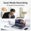 Boyuevi AI Voice Recorder, Smart Audio Recorder, App Control & AI Transcription, 64GB Memory, Supports 112 Languages, Ideal for Meetings, Lectures, Interviews, Calls view 2