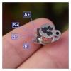 UTZRUATZHG 8mm Stepper Electronic Starter 2-Phase 4-Wire Stepping Electronic Starter Linear Slider Screw Shaft Moving Block 10mm Stroke DIY Camera view 3