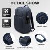 BANGE Laptop Backpack Fits for 15.6 Inches, Commute Backpacks for Daily Working,Business, Travel, Waterproof Work Bag for Men and Women view 3